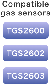 Compatible gas sensors TGS2600 TGS2602 TGS2603